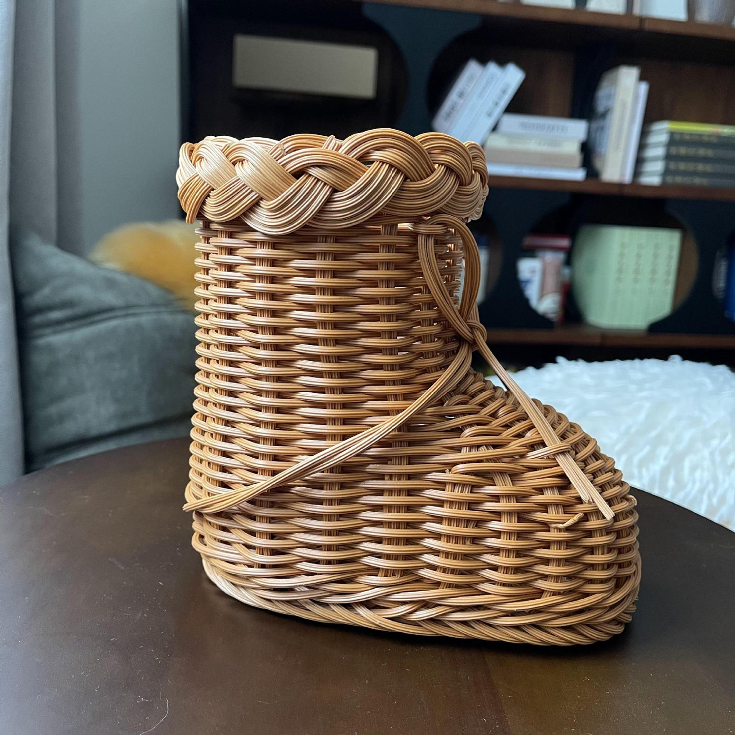 Damen dekorativer Blumentopf im Schuh-Design Karnz
