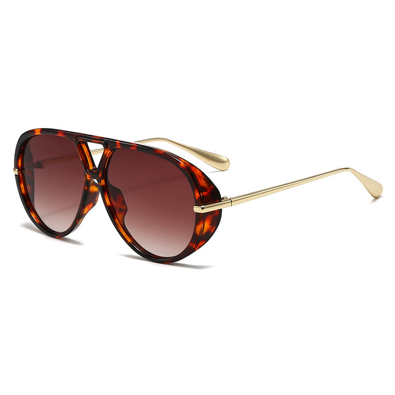 Damen modische oversized Sonnenbrille mit stilvollem Rahmen Karnz