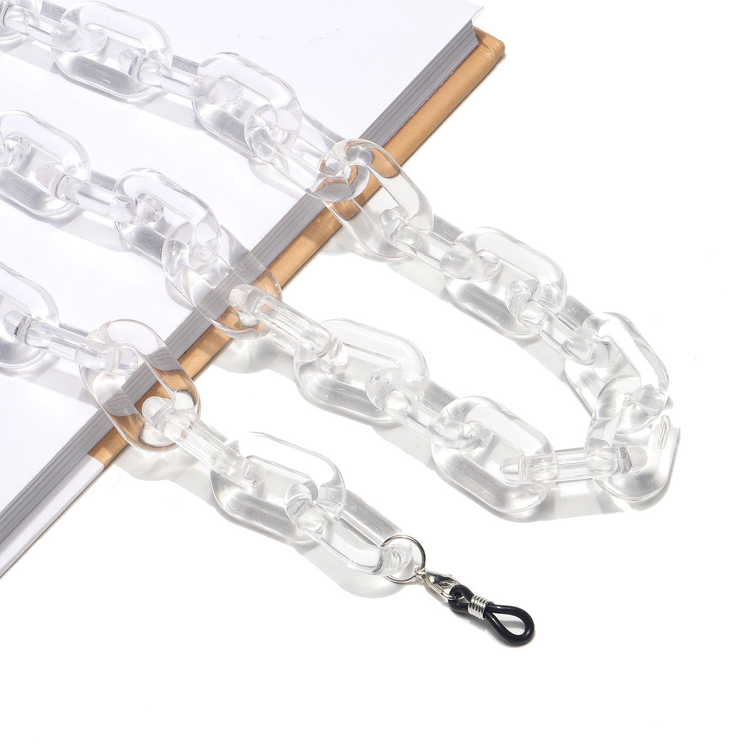 Statement Acryl Brillen Kette Karnz