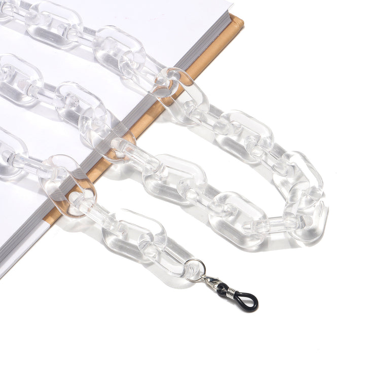Statement Acryl Brillen Kette Karnz