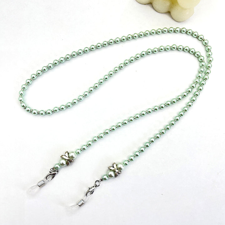 Elegante Perlenbesetzte Brillenband Karnz