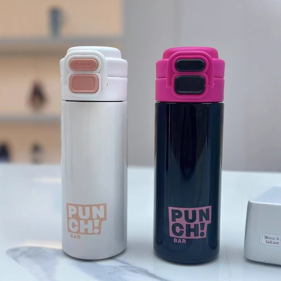 Damen moderne Isolier-Trinkflasche mit innovativem Verschlusssystem Karnz