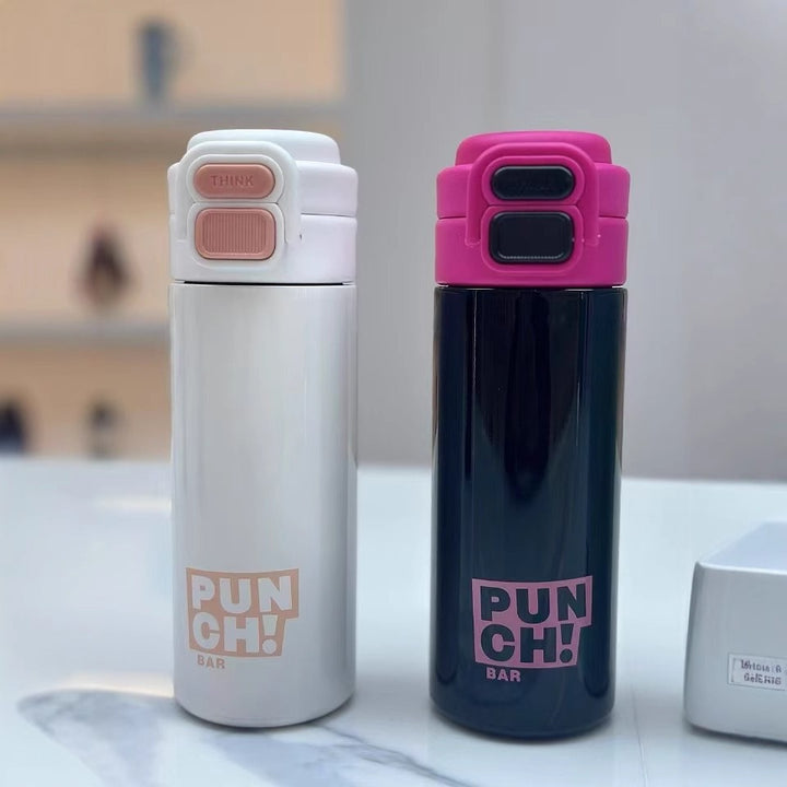 Damen moderne Isolier-Trinkflasche mit innovativem Verschlusssystem Karnz
