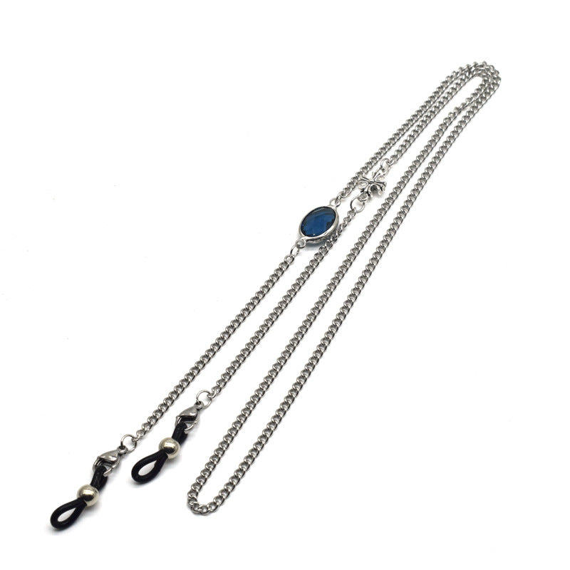 Elegante Edelstein Brillenketten Karnz