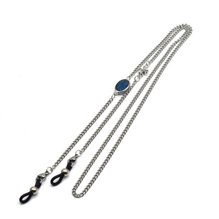 Elegante Edelstein Brillenketten Karnz