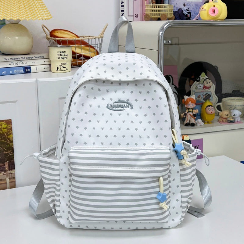 Stylischer Sternmuster Casual Rucksack Karnz
