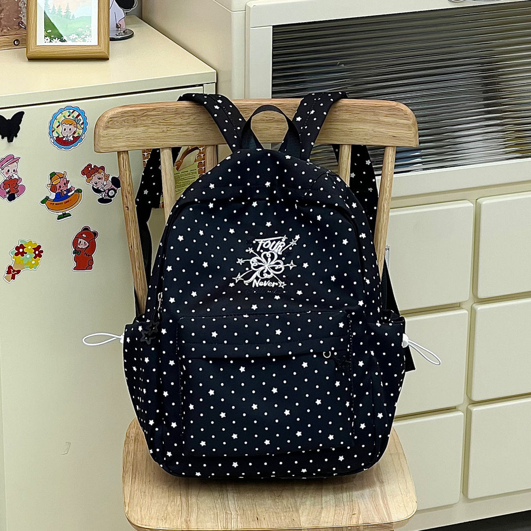Stylische Schachbrettdruck-Rucksack Karnz