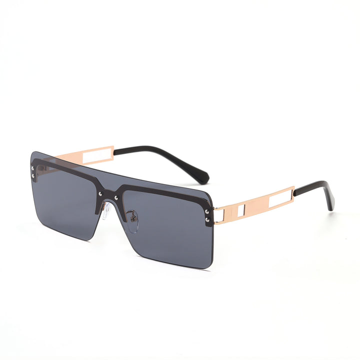 Damen oversized Sonnenbrille mit modernem geometrischem Design Karnz