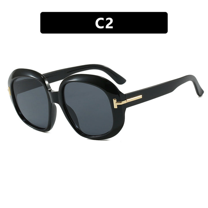 Damen oversized Sonnenbrille mit eleganter Rahmenstruktur und UV-Schutz Karnz
