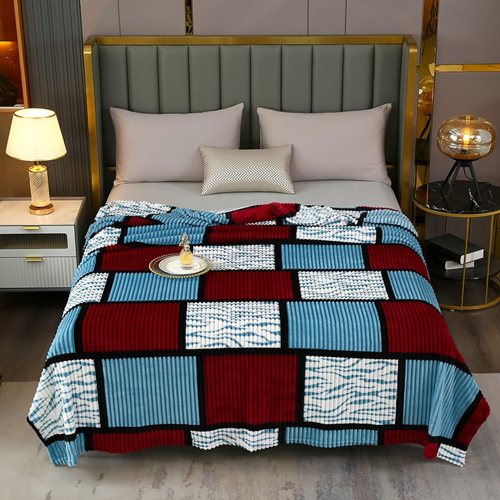 Dekoratieve Fleece-Wurfdecke