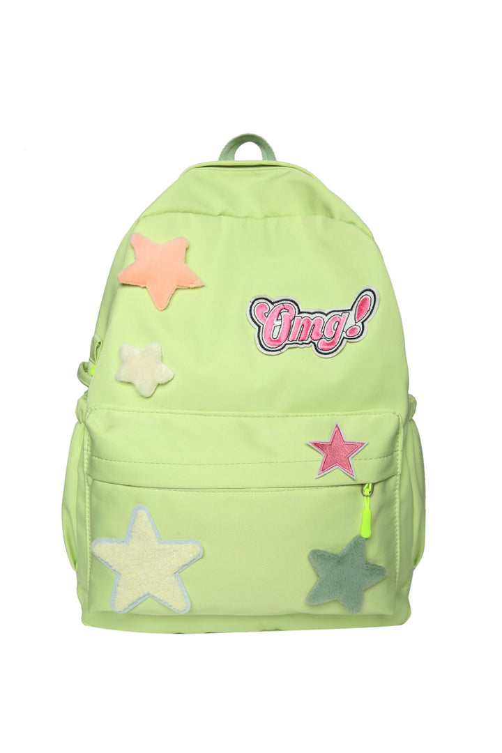 Spaß bestickter Rucksack mit Sternmotiv