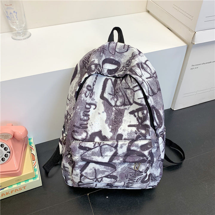 Urban Graffiti Print Rucksack