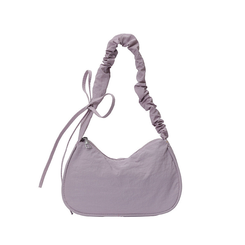 WoTexturiertes Stoff Sling Bag Karnz