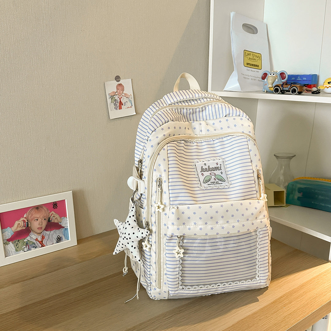 Niedlicher schulrucksack mit sternenmuster Karnz