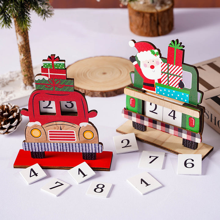 Adventskalender mit Weihnachtsmann-Motiv Karnz