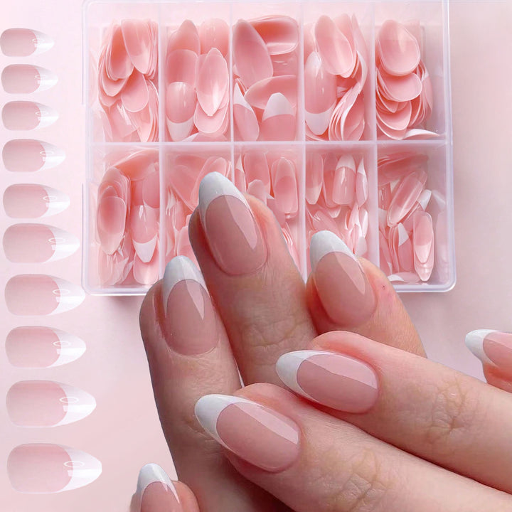 Französische Spitzen Press-On Nagelverlängerungen Karnz