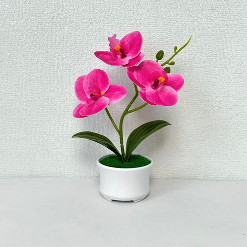 Künstliche Orchideenpflanze für die Innendekoration zu Hause und im Büro