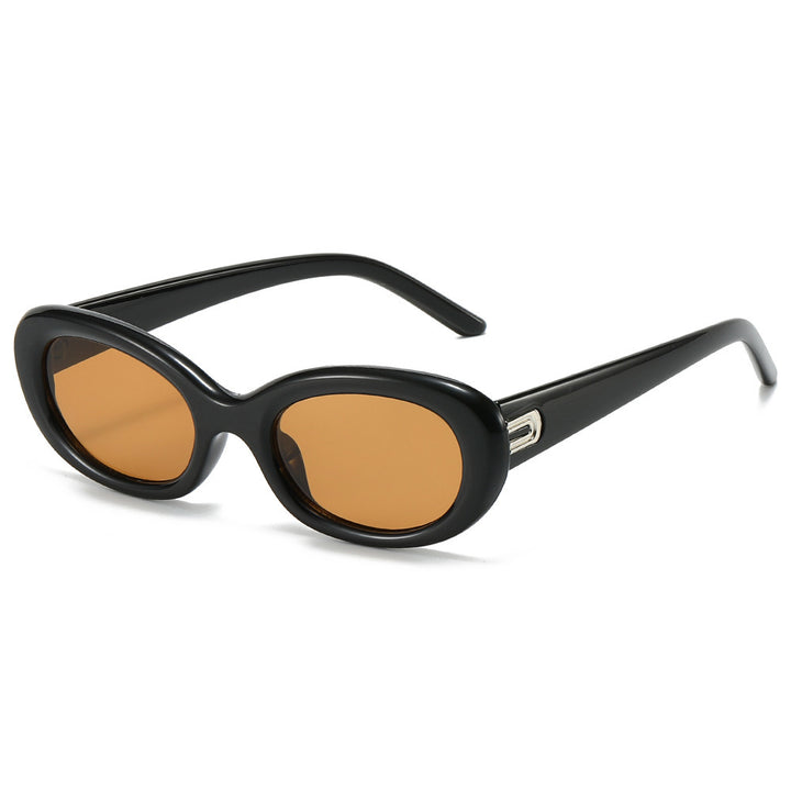 Chic Overgroße Oval Sonnenbrille Karnz