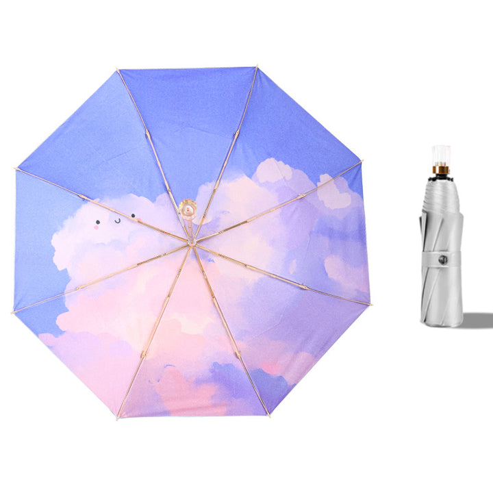Damen Regenschirm mit einzigartigem floralen Design Karnz