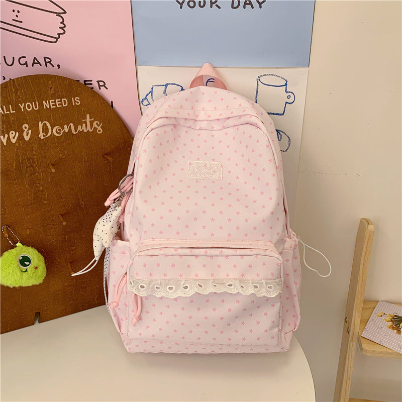 Sternmuster Schulrucksack