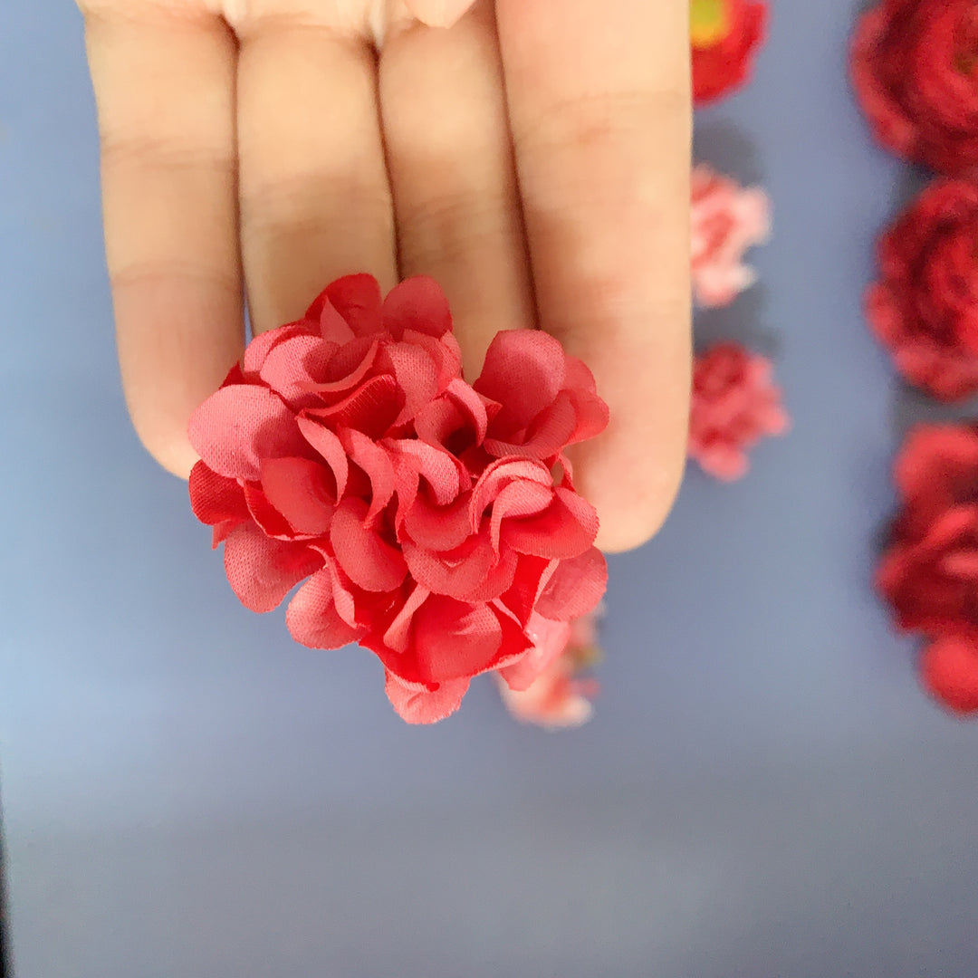 Lebensechte florale Verzierungsset