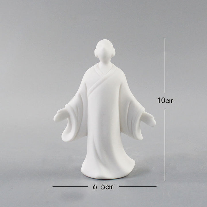 Dekorative Porzellanfigur Karnz