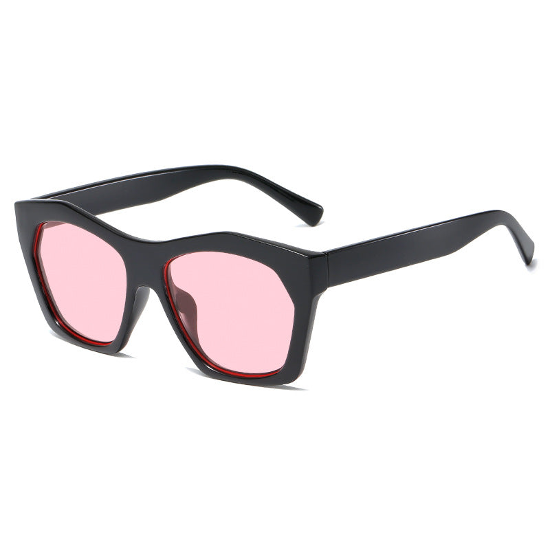 Damen modische Sonnenbrille im auffälligen Leopardenmuster Karnz