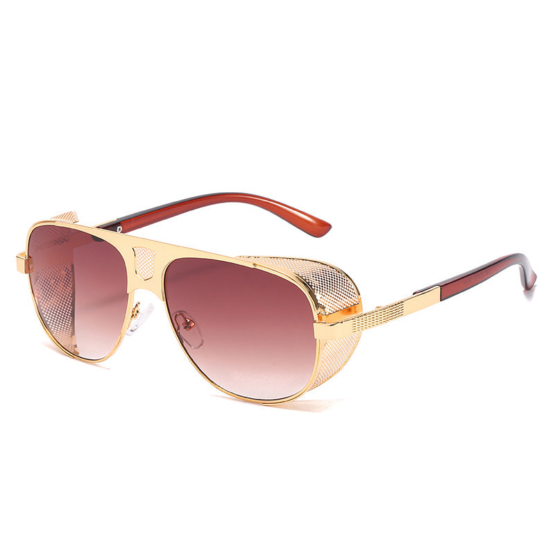 Damen Sportsonnenbrille mit innovativem Netzrahmen und polarisierenden Gläsern Karnz