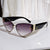 Damen Cat-Eye Sonnenbrille mit luxuriösem Rahmen und verspiegelten Gläsern Karnz
