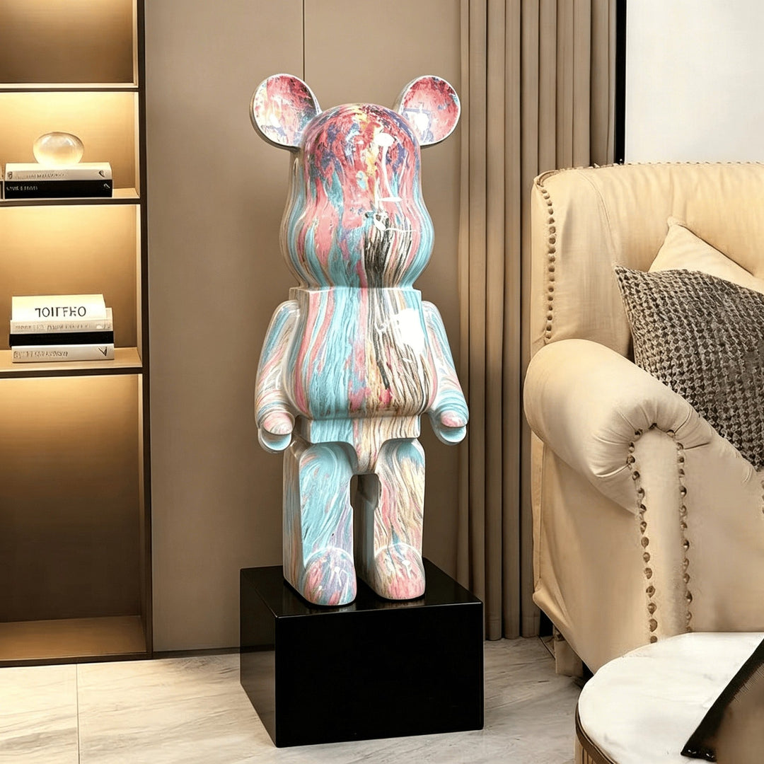 Künstlerische Bärenfigur für die Innenraum-Dekoration
