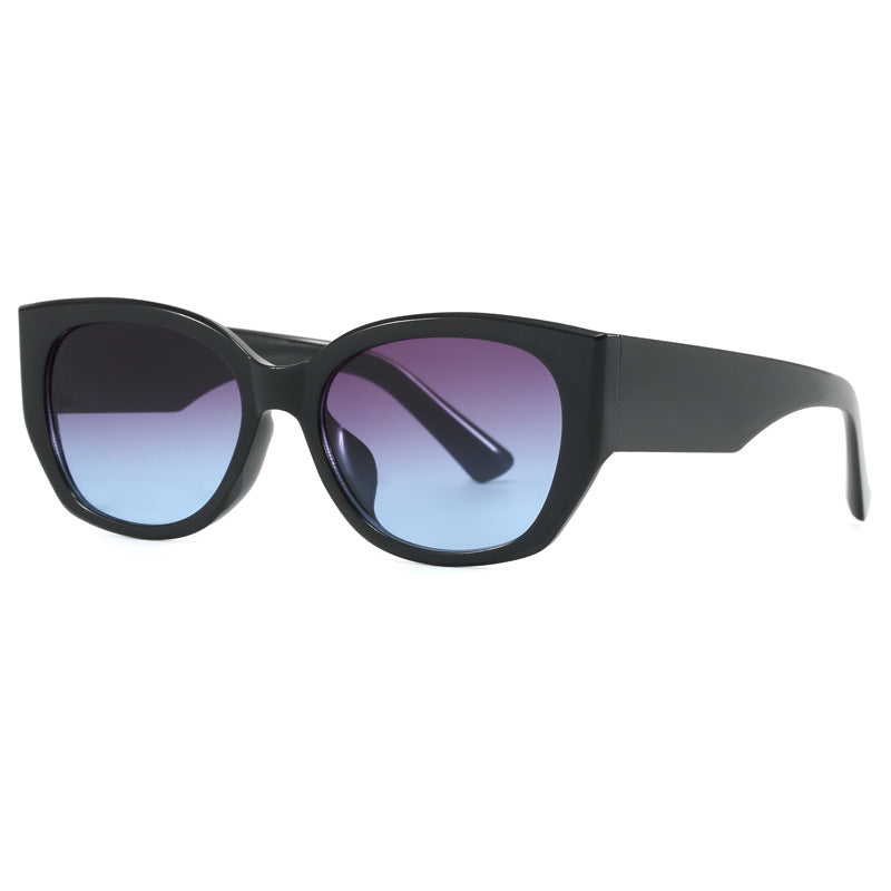 Oversized Katzenaugen-Sonnenbrille