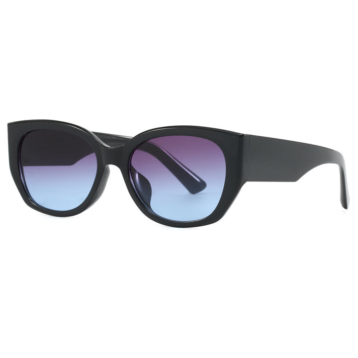 Oversized Katzenaugen-Sonnenbrille