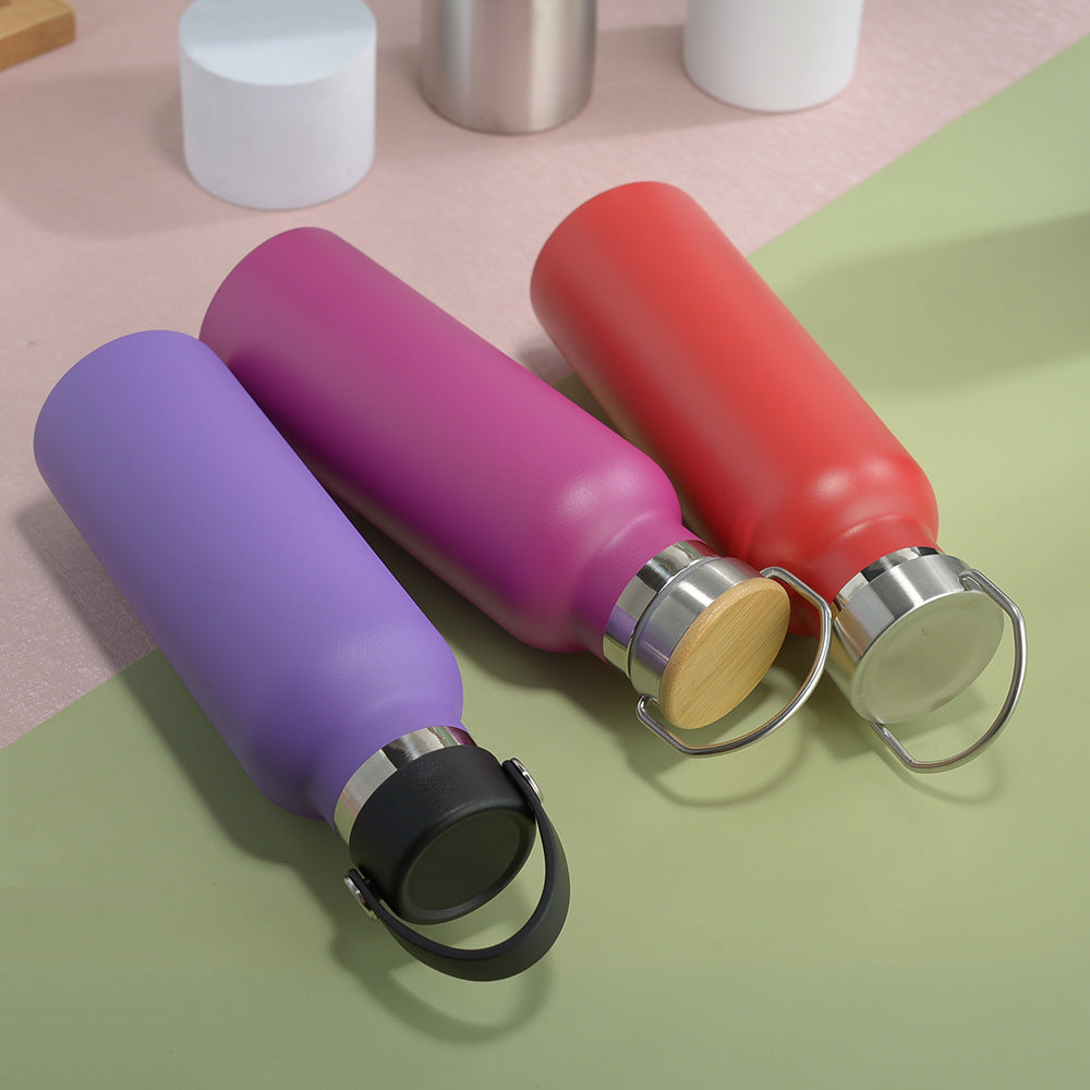 Unisex Edelstahl Wasserflasche Karnz