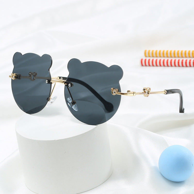 Damen verspielte Sonnenbrille mit niedlichem Bärenmotiv Karnz