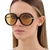 Damen Cat-Eye Sonnenbrille mit blendfreiem UV-Schutz und luxuriösem Metallrahmen Karnz