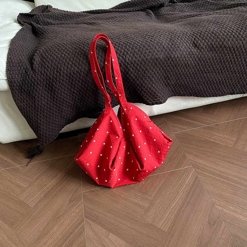 Stylische Punktmuster Tragetasche