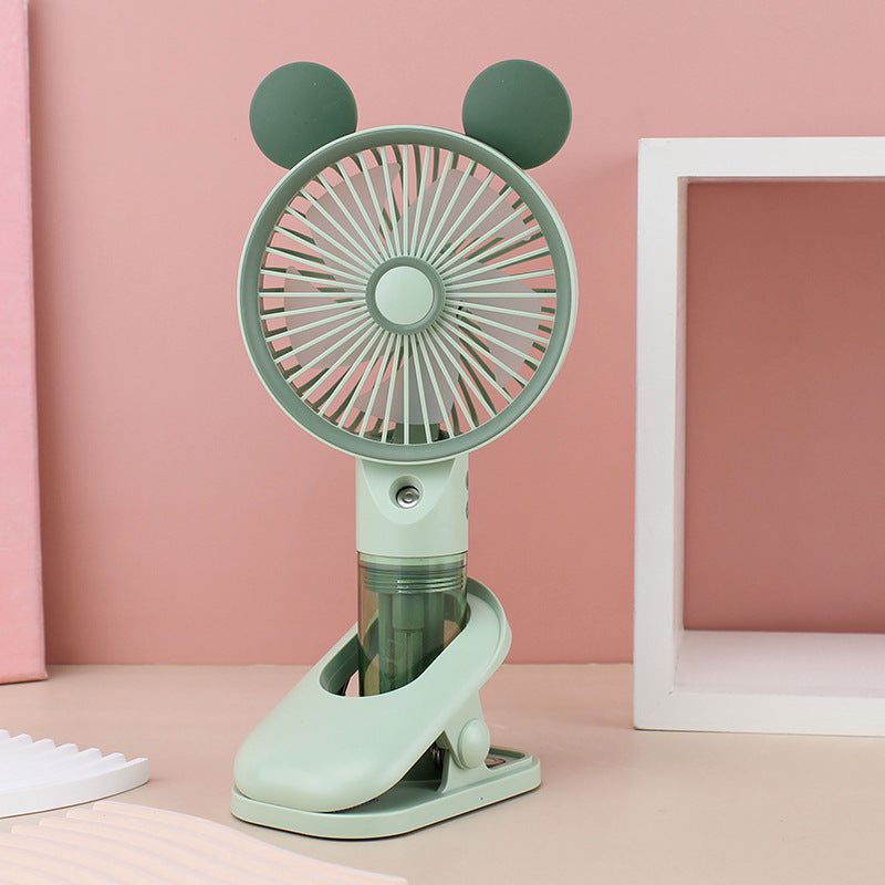 Damen Tragbarer Handventilator mit niedlichen Tierohren Karnz