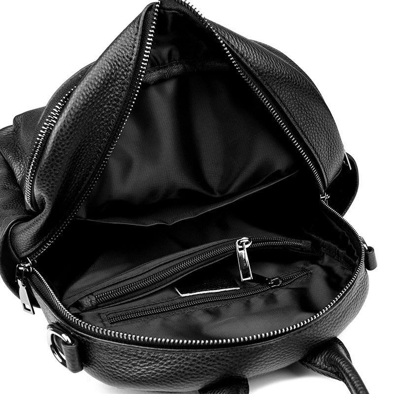 Premium Leder Multi-Taschen Rucksack Karnz