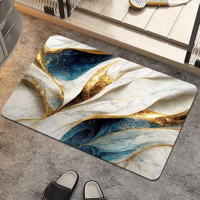 Premium abstraktes Design Duschmatte