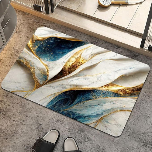 Premium abstraktes Design Duschmatte