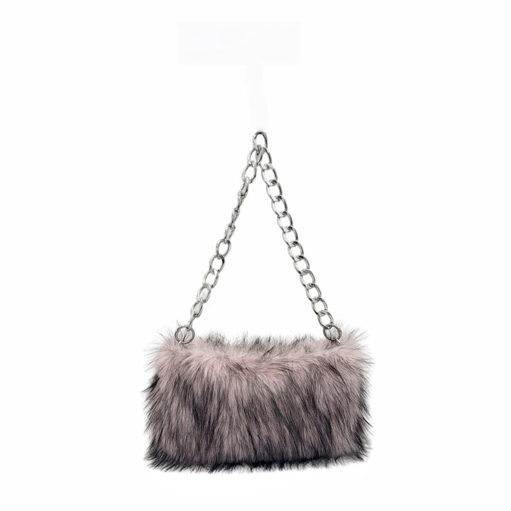 Faux Fur Clutch Tasche