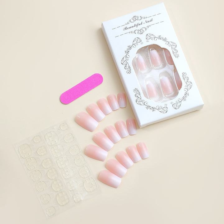 Kunstnagelset mit stylischen Ombre-Effekten und pflegeleichten Designs Karnz