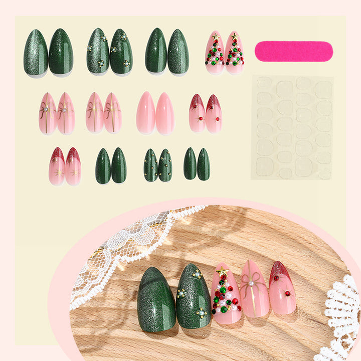 Gradient Style Press-On Nails mit Schließset Karnz