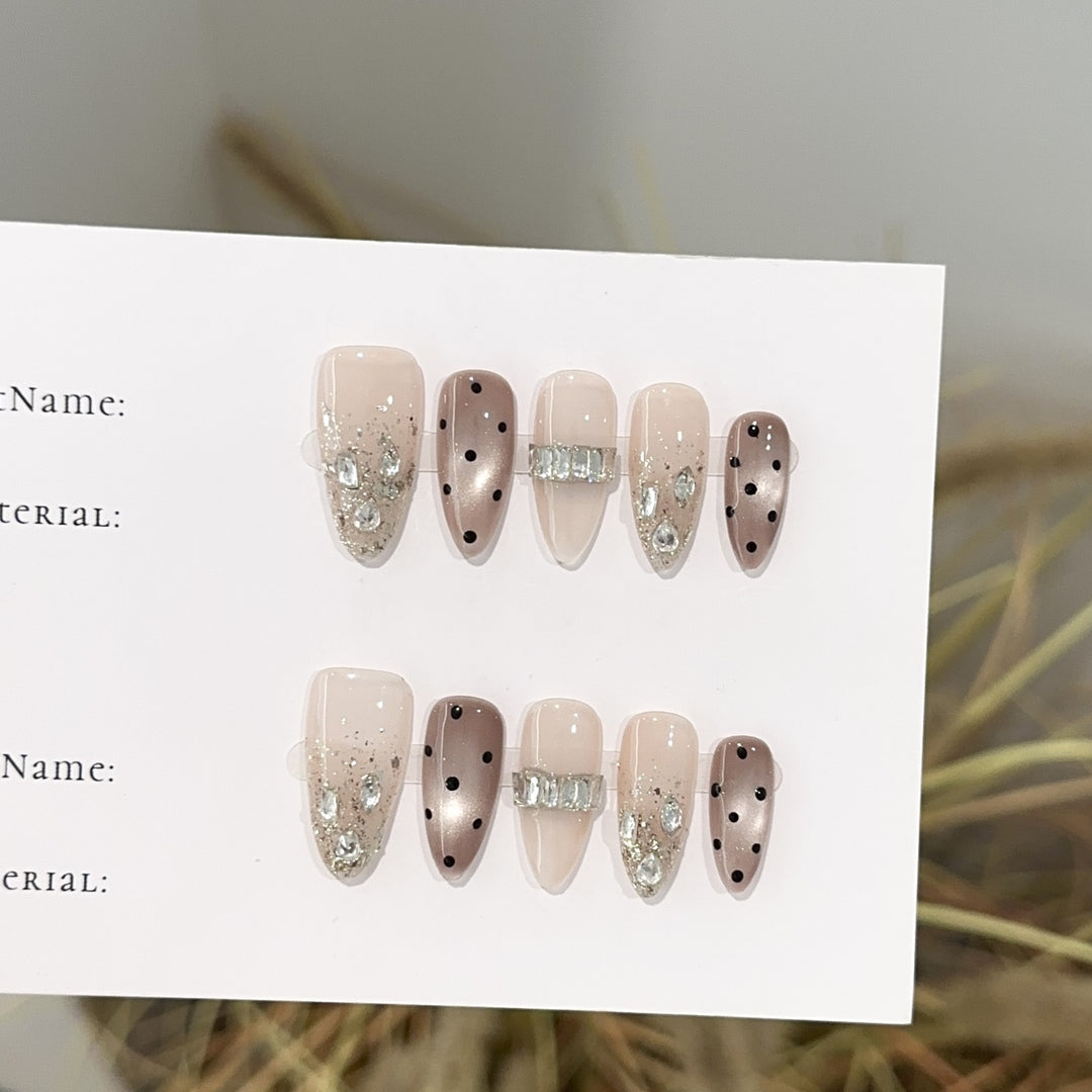 Glamourös Dekoratives Nagelkunst Set