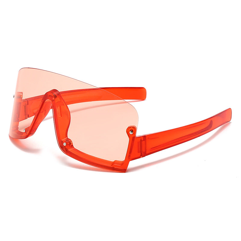 Damen sportliche visier Sonnenbrille Karnz