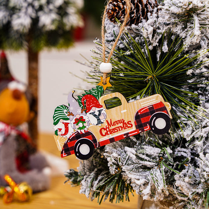 Dekorative Weihnachtswagenfigur Karnz