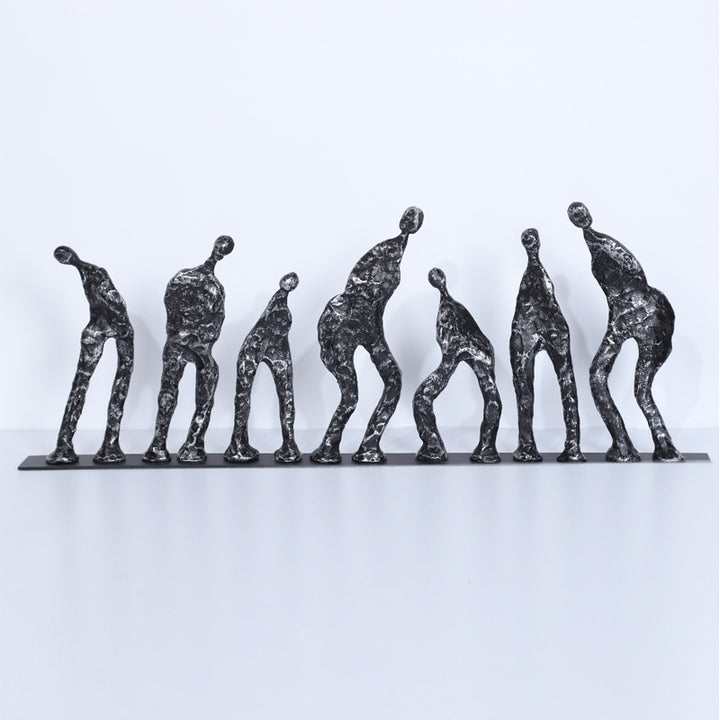 Abstrakte Figürliche Metall Kunst Skulptur