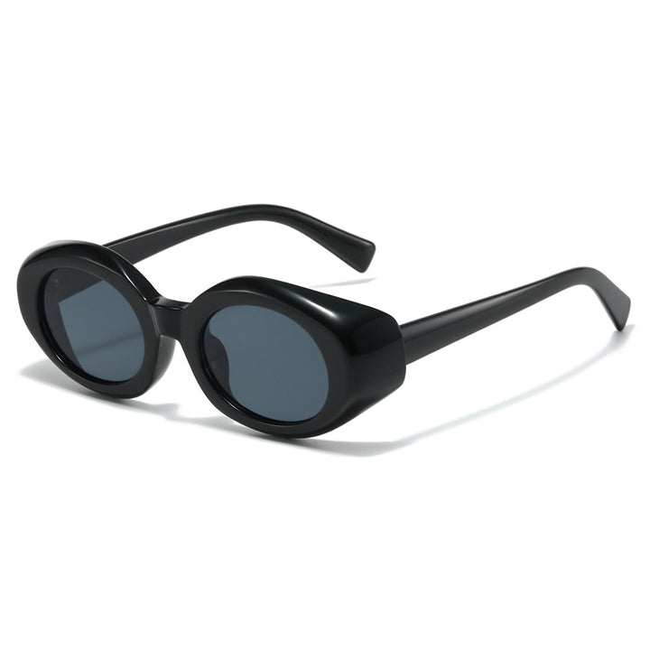 Oversized geometrische Sonnenbrille mit dicken Rahmen Karnz