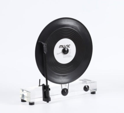 Vintage-inspirierende Grammophon-Dekorationsskulptur
