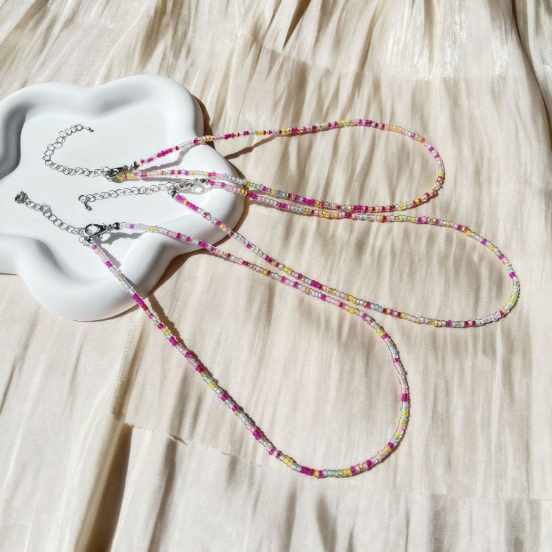 Handgefertigtes Perlen Choker Halsband Karnz